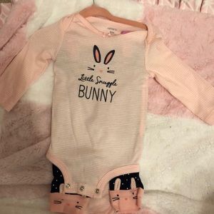 Long sleeved onesie and pants